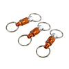 Freeman KEYQC3 Pull Apart Coupler Keychain with 2 Split Rings (3 Pack) KEYQC3